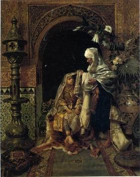 unknow artist Arab or Arabic people and life. Orientalism oil paintings  405 Germany oil painting art